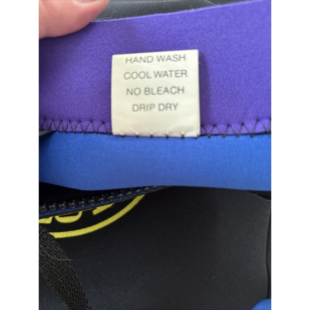 Body Glove Womens M-7 Wetsuit Springsuit Black Blue Short Sleeve Density Logo - Picture 7 of 8